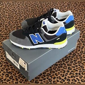 New Balance Black, Blue, and Gray Sneakers